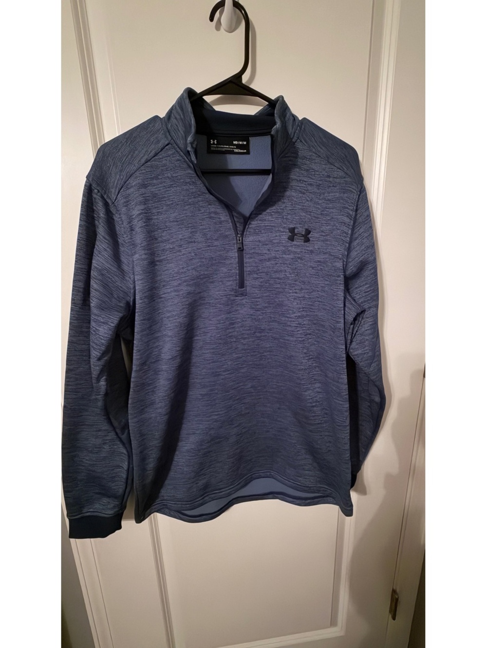 Under Armour Men's ColdGear Loose Fit Quarter Zip Pullover, Medium